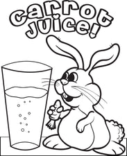 Cartoon Bunny Rabbit Coloring Page #1