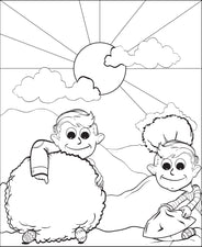 Easter Egg Hunt Coloring Page