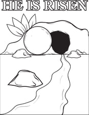 The Resurrection of Jesus Christ Coloring Page