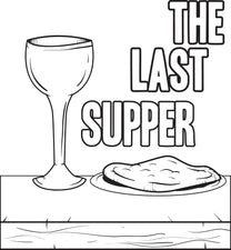 The Last Supper Coloring Page