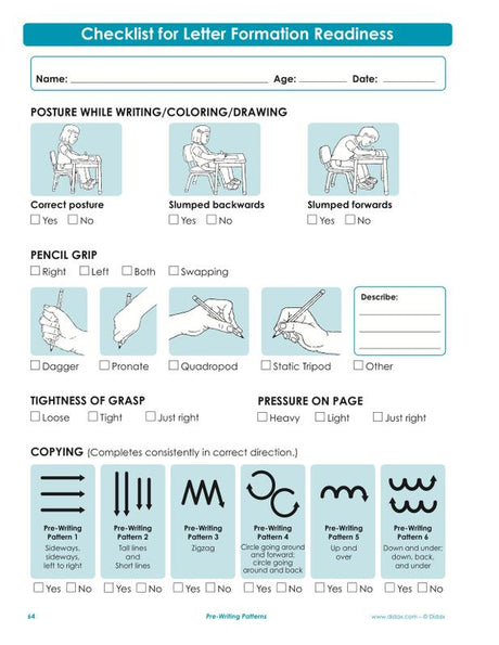 Pre-Writing Patterns