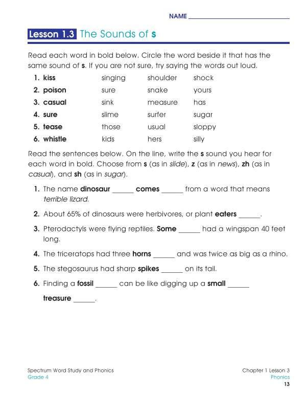 Carson Dellosa Spectrum Word Study And Phonics Workbook Grade 4 CD Carson dellosa spectrum word study and phonics workbook grade 4 cd