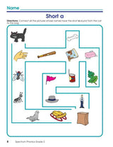 Spectrum Phonics Workbook, Grade 2