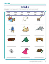 Spectrum Phonics Workbook, Grade 2