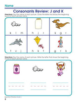Spectrum Phonics Workbook, Grade 1
