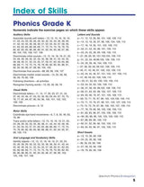 Spectrum Phonics Workbook, Grade K
