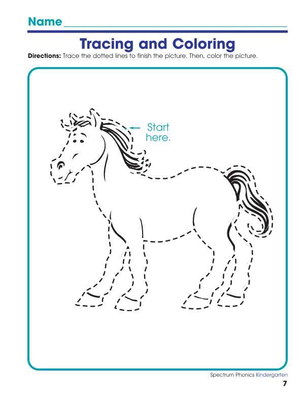 Spectrum Phonics Workbook, Grade K