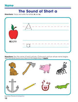Spectrum Phonics Workbook, Grade K