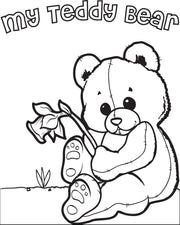 Teddy Bear Coloring Page