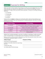 Spectrum Writing Workbook, Grade 5