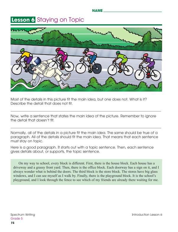Spectrum Writing Workbook, Grade 5