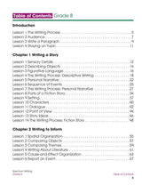 Spectrum Writing Workbook, Grade 8
