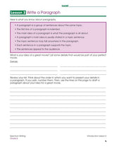 Spectrum Writing Workbook, Grade 8