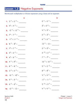 Spectrum Math Workbook, Grade 8