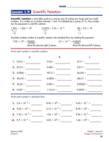 Spectrum Math Workbook, Grade 8