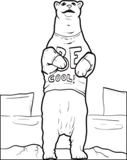 Polar Bear Coloring Page