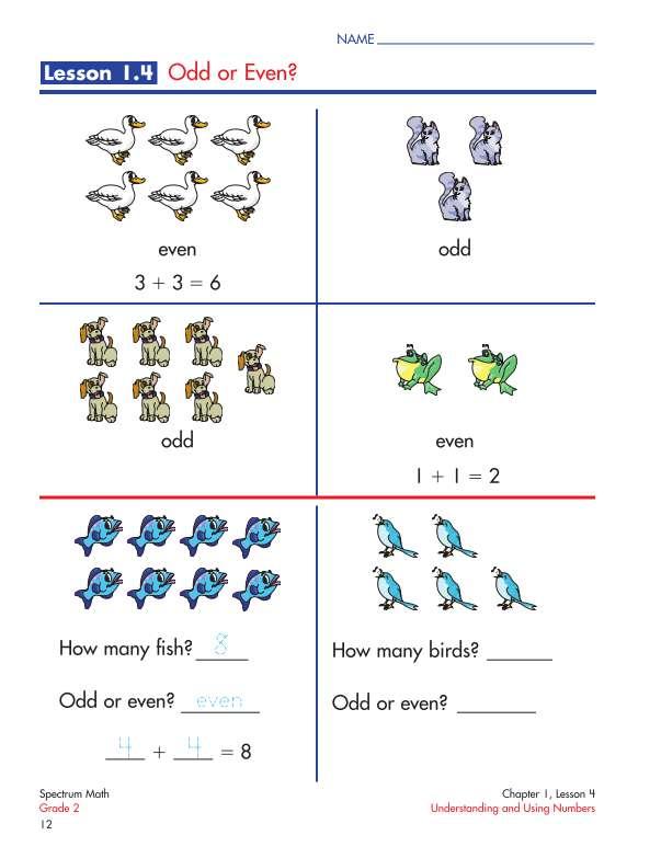 Spectrum Math Workbook, Grade 2
