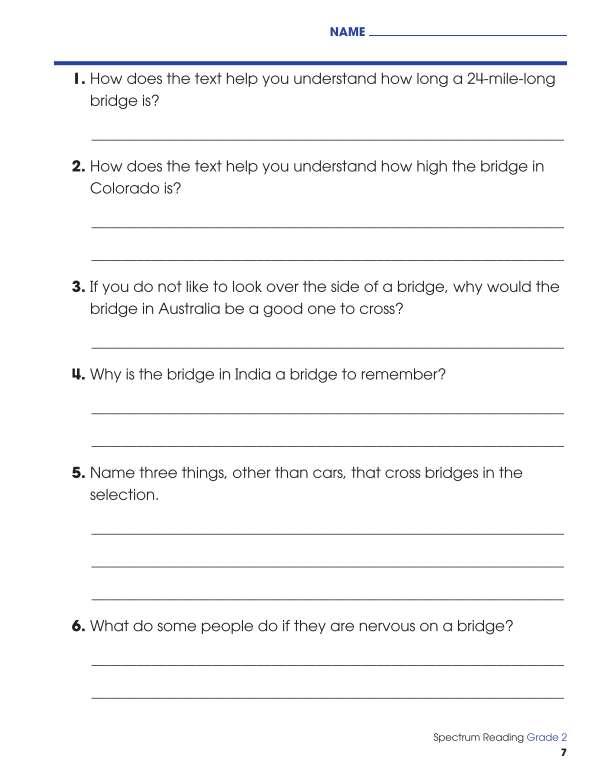 Spectrum Reading Workbook, Grade 2