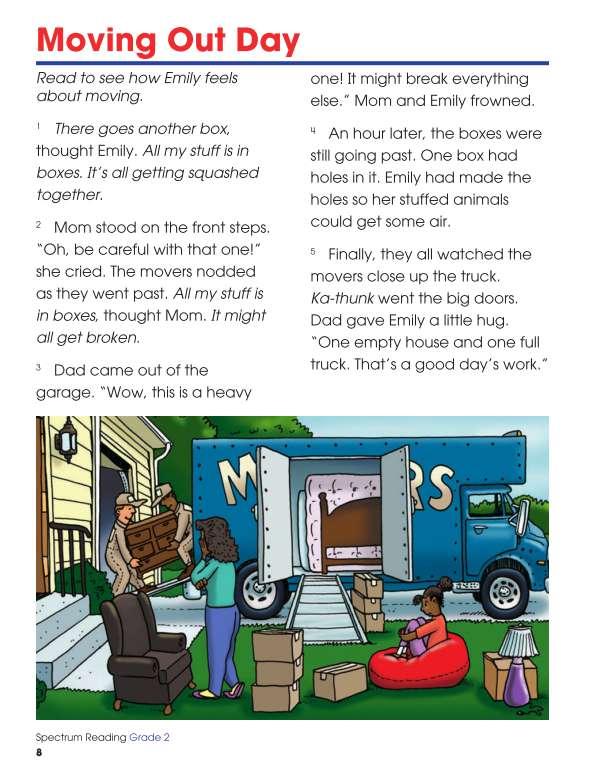 Spectrum Reading Workbook, Grade 2
