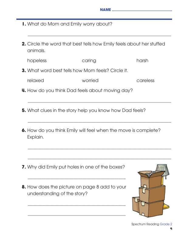Spectrum Reading Workbook, Grade 2