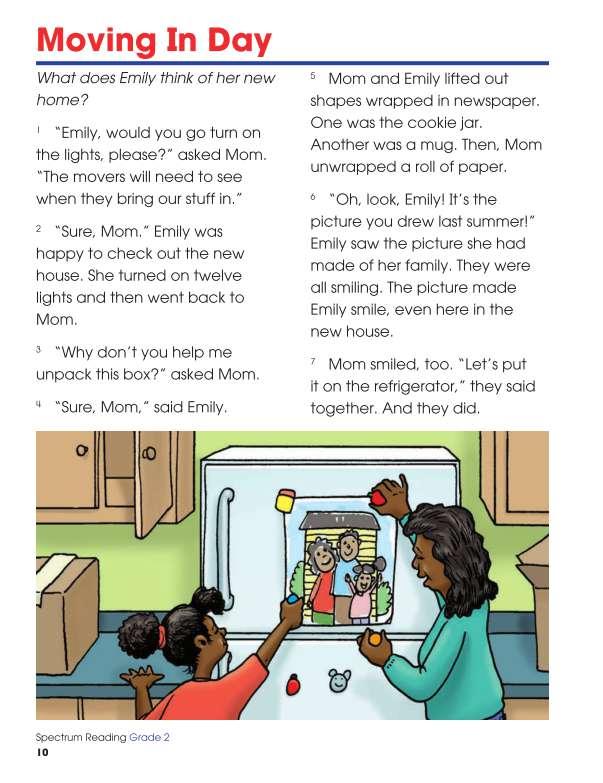 Spectrum Reading Workbook, Grade 2