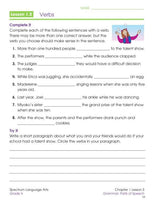 Spectrum Language Arts Workbook, Grade 4