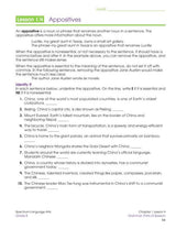 Spectrum Language Arts Workbook, Grade 8