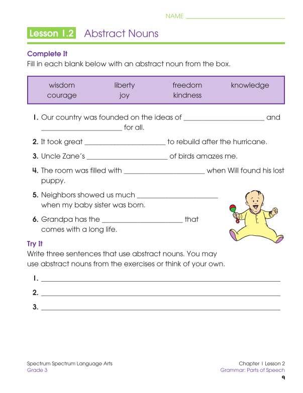 Spectrum Language Arts Workbook, Grade 3