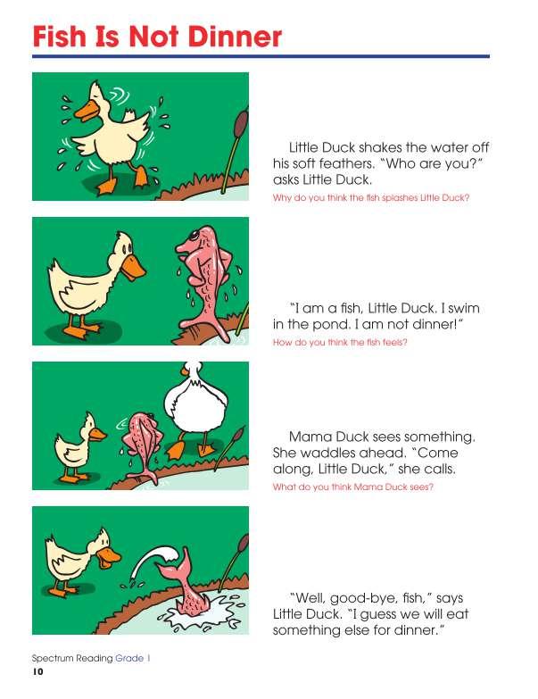 Spectrum Reading Workbook, Grade 1