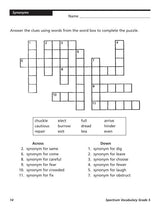 Spectrum Vocabulary Workbook, Grade 5