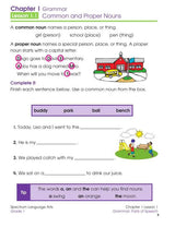 Spectrum Language Arts Workbook, Grade 1