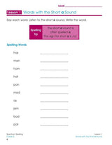 Spectrum Spelling Workbook, Grade 2