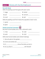 Spectrum Spelling Workbook, Grade 2
