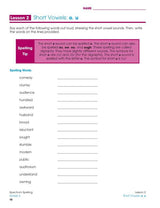 Spectrum Spelling Workbook, Grade 6
