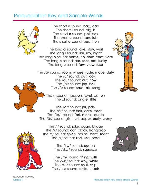 Spectrum Spelling Workbook, Grade 4