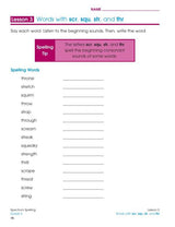 Spectrum Spelling Workbook, Grade 4