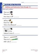 Spectrum Math Workbook, Grade 1