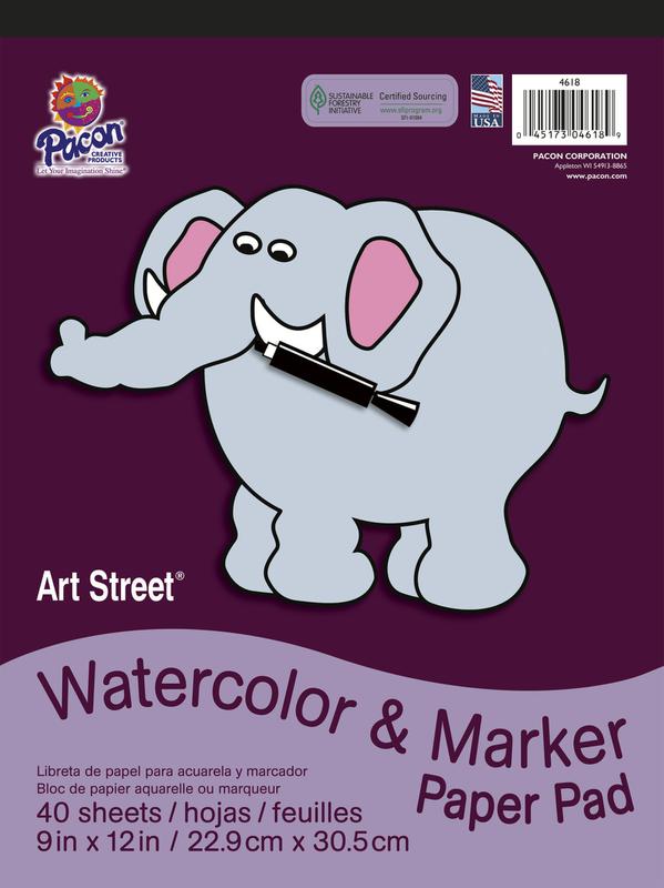 Watercolor & Marker Pad 9 x 12