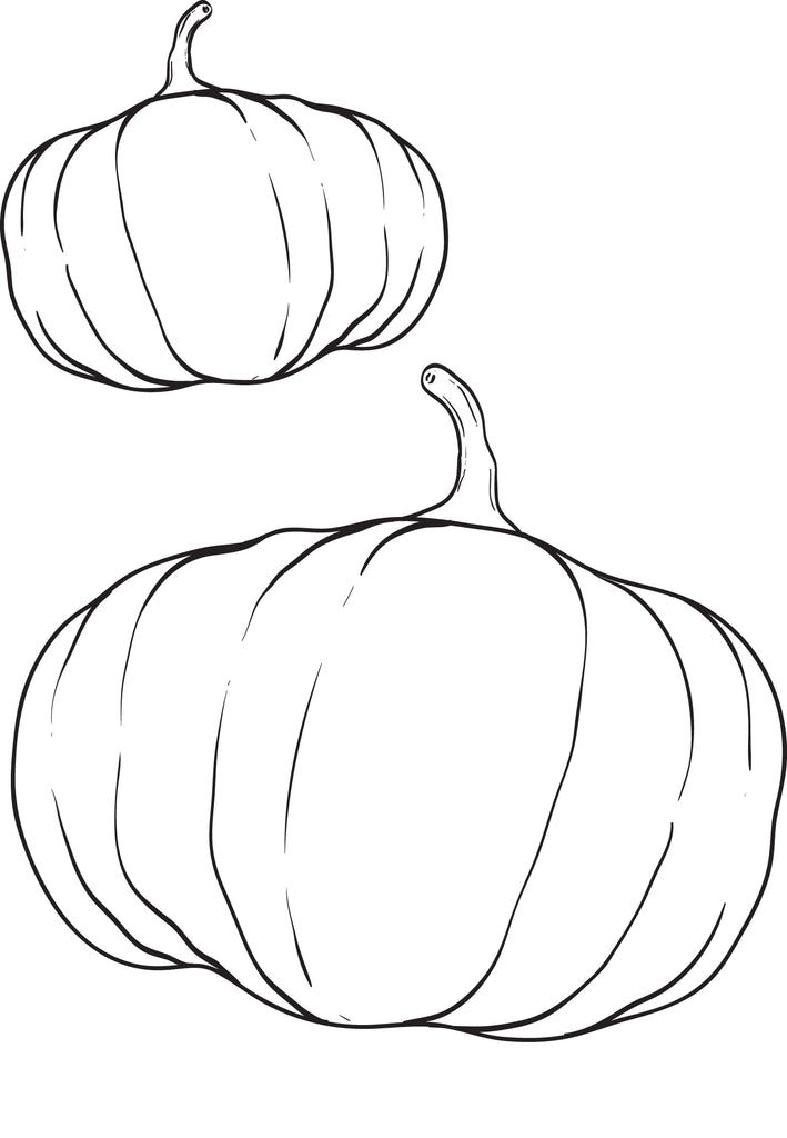 FREE Printable Pumpkins Coloring Page for Kids