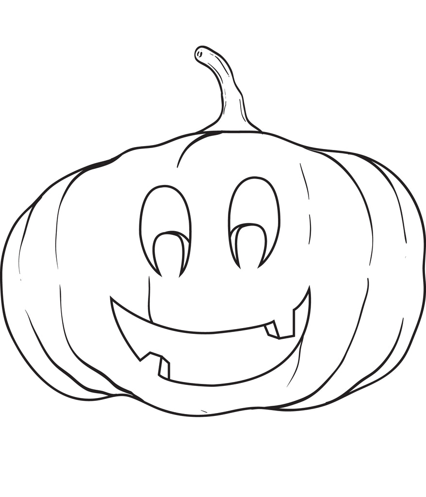FREE Printable Pumpkin Coloring Page for Kids