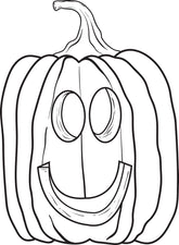 FREE Printable Pumpkin Coloring Page for Kids