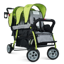 Trio Sport™ Splash Tandem Folding Stroller, Lime