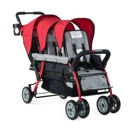 Trio Sport™ Splash Tandem Folding Stroller, Red