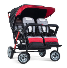 Quad Sport™ Splash Folding Stroller, Red