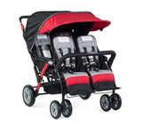 Quad Sport™ Splash Folding Stroller, Red
