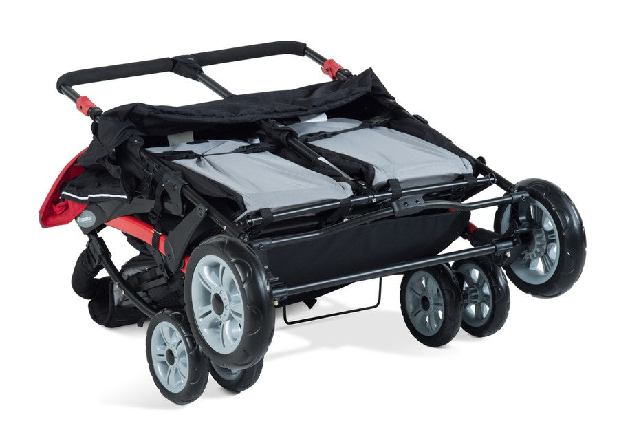 Quad Sport™ Splash Folding Stroller, Red