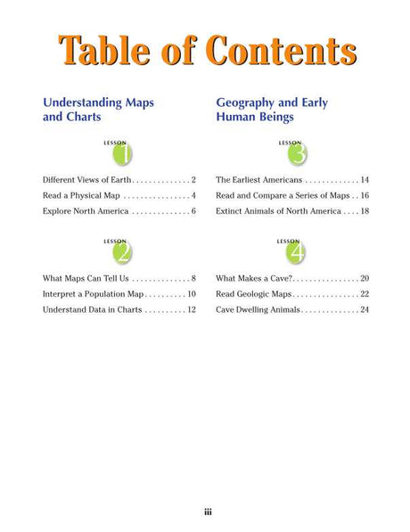 Spectrum Geography Workbook, Grade 5