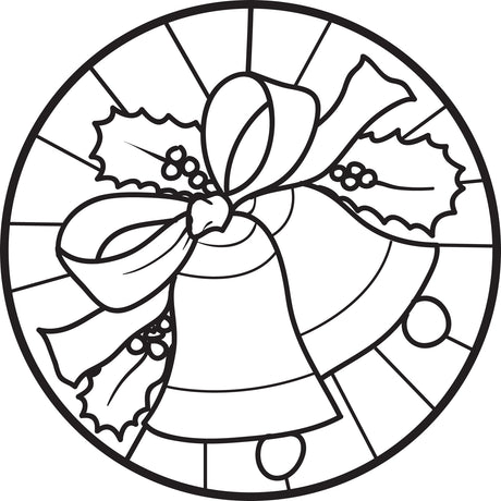 FREE Printable Christmas Bells Coloring Page for Kids