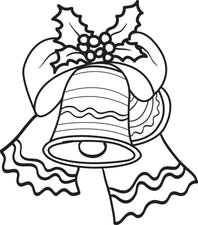 FREE Printable Christmas Bells Coloring Page for Kids