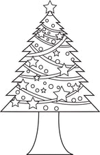 FREE Printable Christmas Tree Coloring Page For Kids